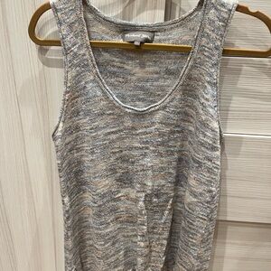 Michael Stars Textured Gray Tank Top